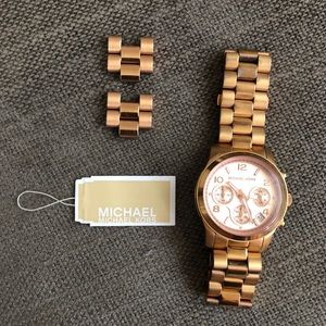 Michael kors rose gold watch